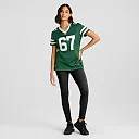 Zennovawear Women's New York Jets Carter Warren Legacy Green Team Game Jersey
