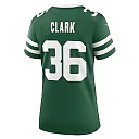 Zennovawear Women's New York Jets Chuck Clark Legacy Green Team Game Jersey
