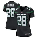 Zennovawear Women's New York Jets Curtis Martin Black Retired Player Jersey