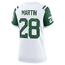 Zennovawear Women's New York Jets Curtis Martin White Classic Alternate Retired Player Game Jersey