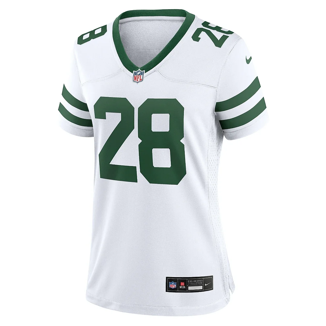 Zennovawear Women's New York Jets Curtis Martin White Legacy Retired Player Game Jersey