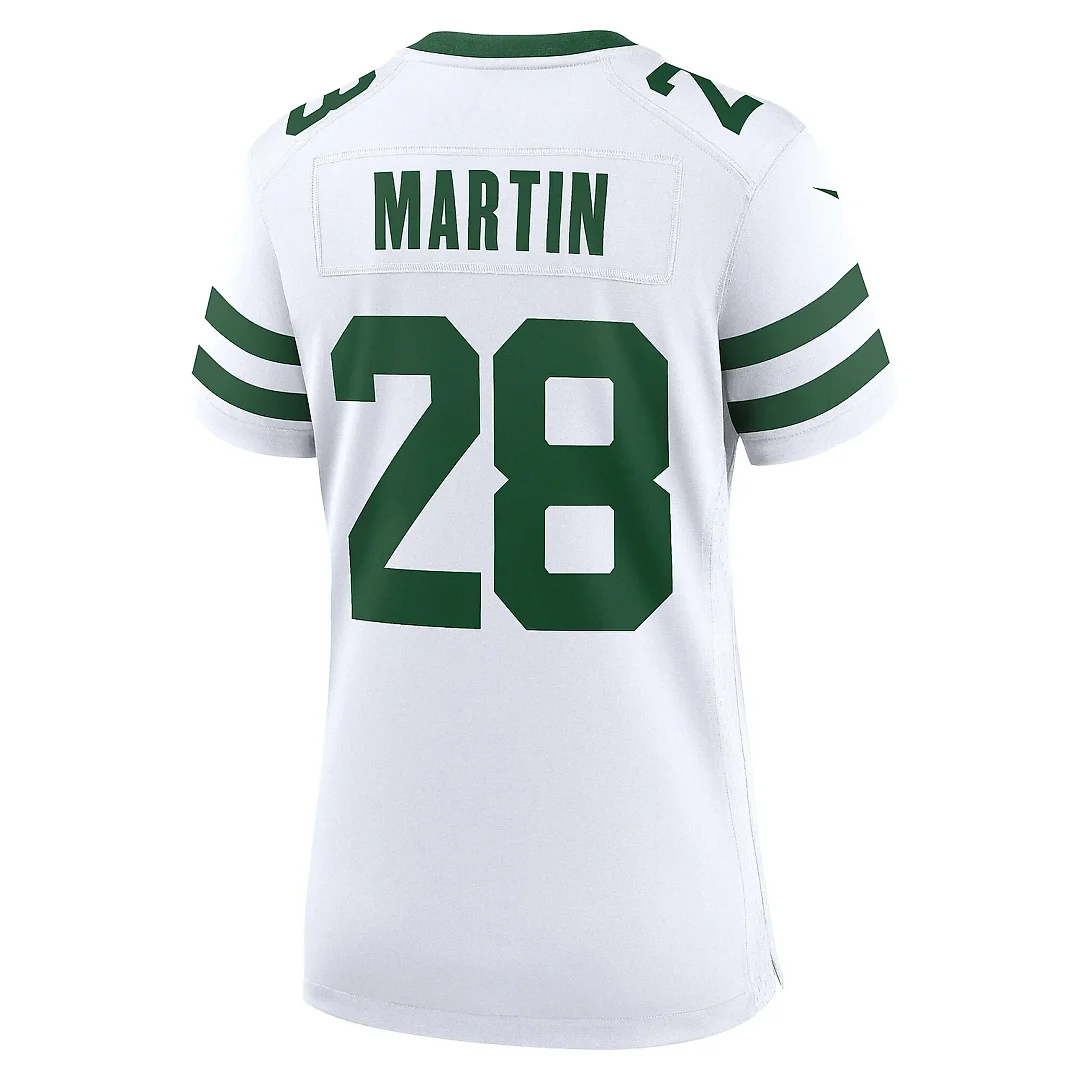 Zennovawear Women's New York Jets Curtis Martin White Legacy Retired Player Game Jersey