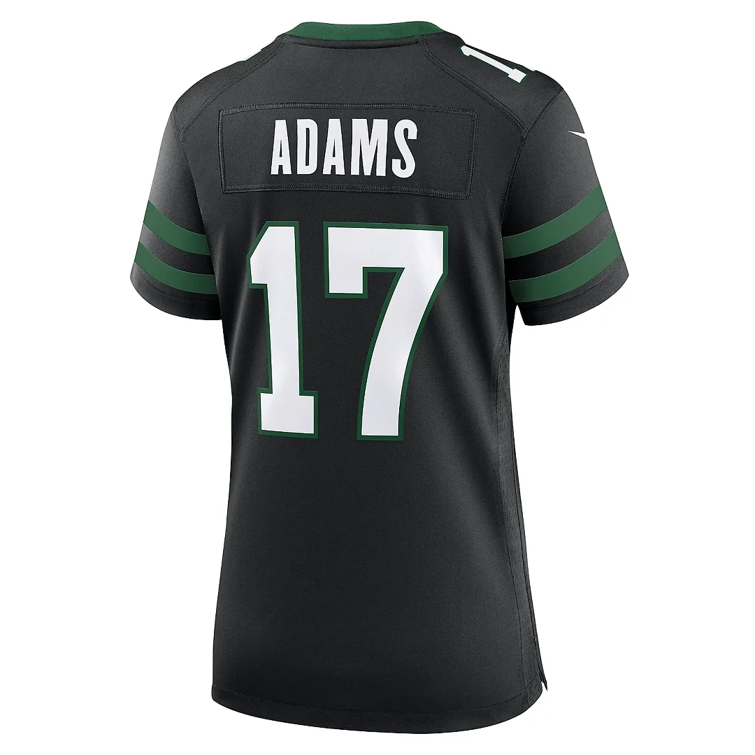 Zennovawear Women's New York Jets Davante Adams Legacy Black Alternate Game Jersey