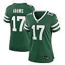 Zennovawear Women's New York Jets Davante Adams Legacy Green Game Jersey