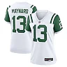 Zennovawear Women's New York Jets Don Maynard White Classic Alternate Retired Player Game Jersey
