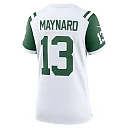 Zennovawear Women's New York Jets Don Maynard White Classic Alternate Retired Player Game Jersey