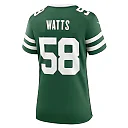 Zennovawear Women's New York Jets Eric Watts Legacy Green Team Game Jersey