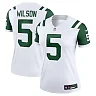 Zennovawear Women's New York Jets Garrett Wilson Classic Alternate White Alternate Legend Player Performance Top