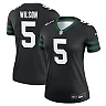 Zennovawear Women's New York Jets Garrett Wilson Legacy Black Alternate Legend Player Performance Top