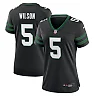 Zennovawear Women's New York Jets Garrett Wilson Legacy Black Alternate Game Jersey