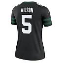 Zennovawear Women's New York Jets Garrett Wilson Legacy Black Alternate Legend Player Performance Top