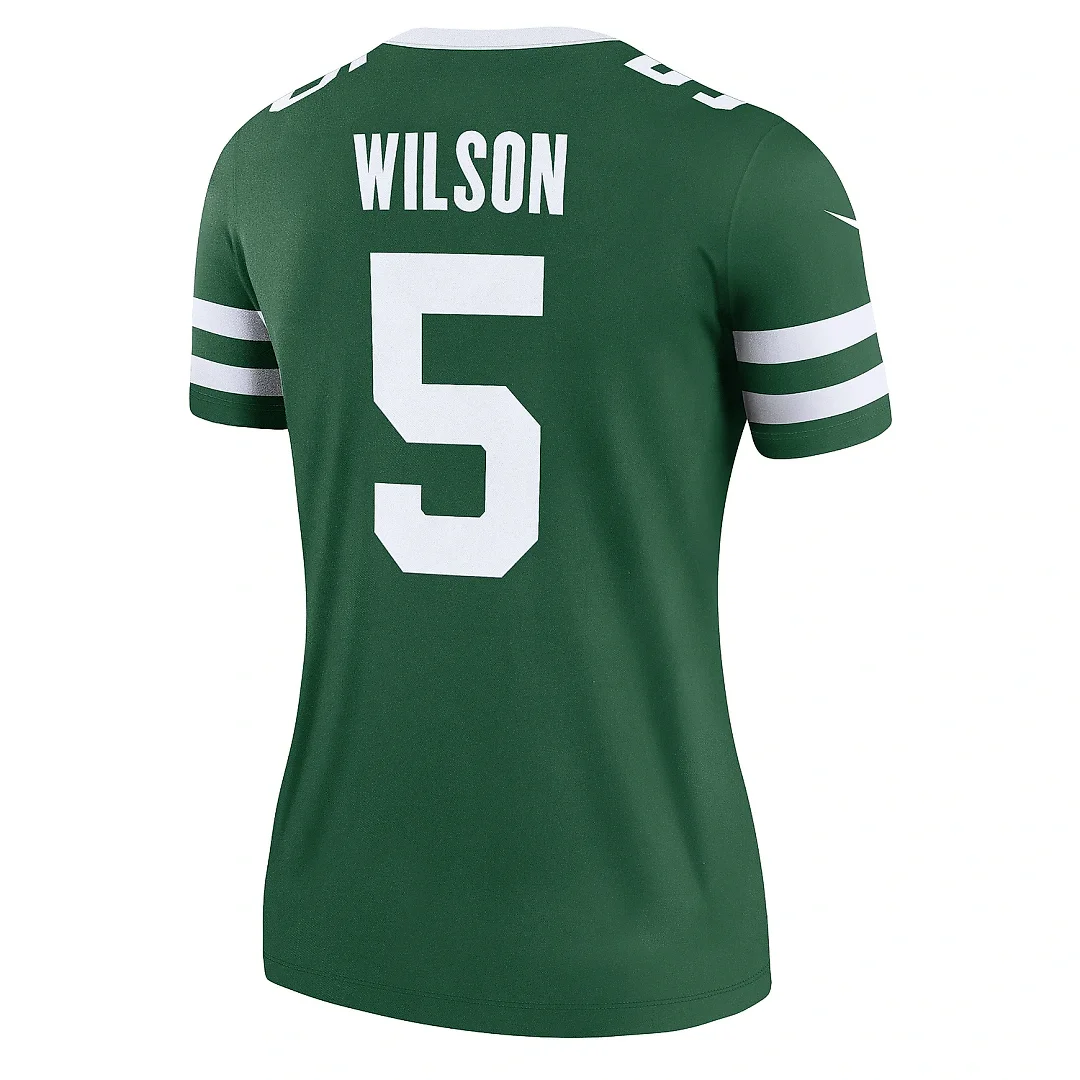 Zennovawear Women's New York Jets Garrett Wilson Legacy Green Legend Player Performance Top