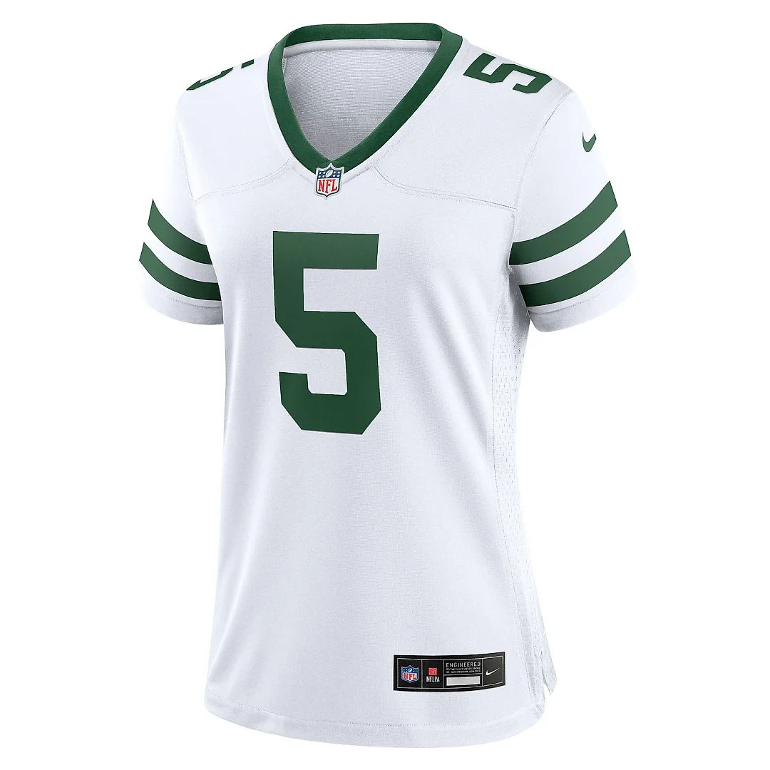 Zennovawear Women's New York Jets Garrett Wilson Legacy White Game Jersey