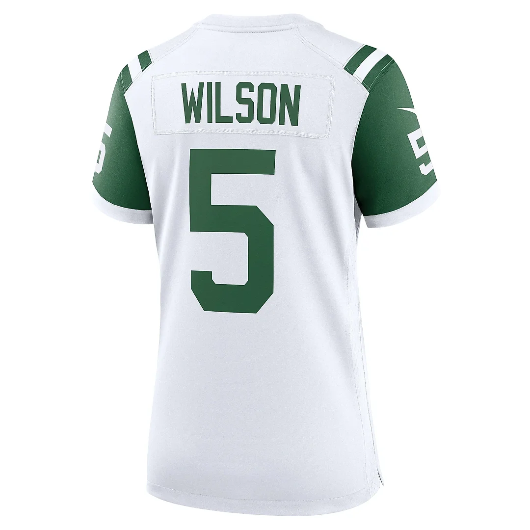 Zennovawear Women's New York Jets Garrett Wilson White Classic Alternate Game Jersey
