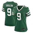 Zennovawear Women's New York Jets Greg Zuerlein Legacy Green Team Game Jersey