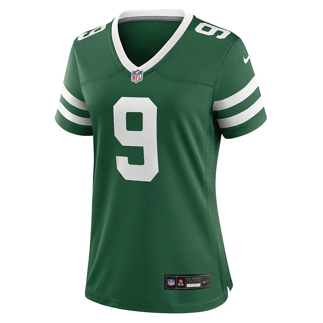 Zennovawear Women's New York Jets Greg Zuerlein Legacy Green Team Game Jersey