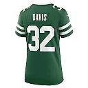 Zennovawear Women's New York Jets Isaiah Davis Legacy Green Team Game Jersey