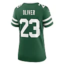 Zennovawear Women's New York Jets Isaiah Oliver Legacy Green Team Game Jersey