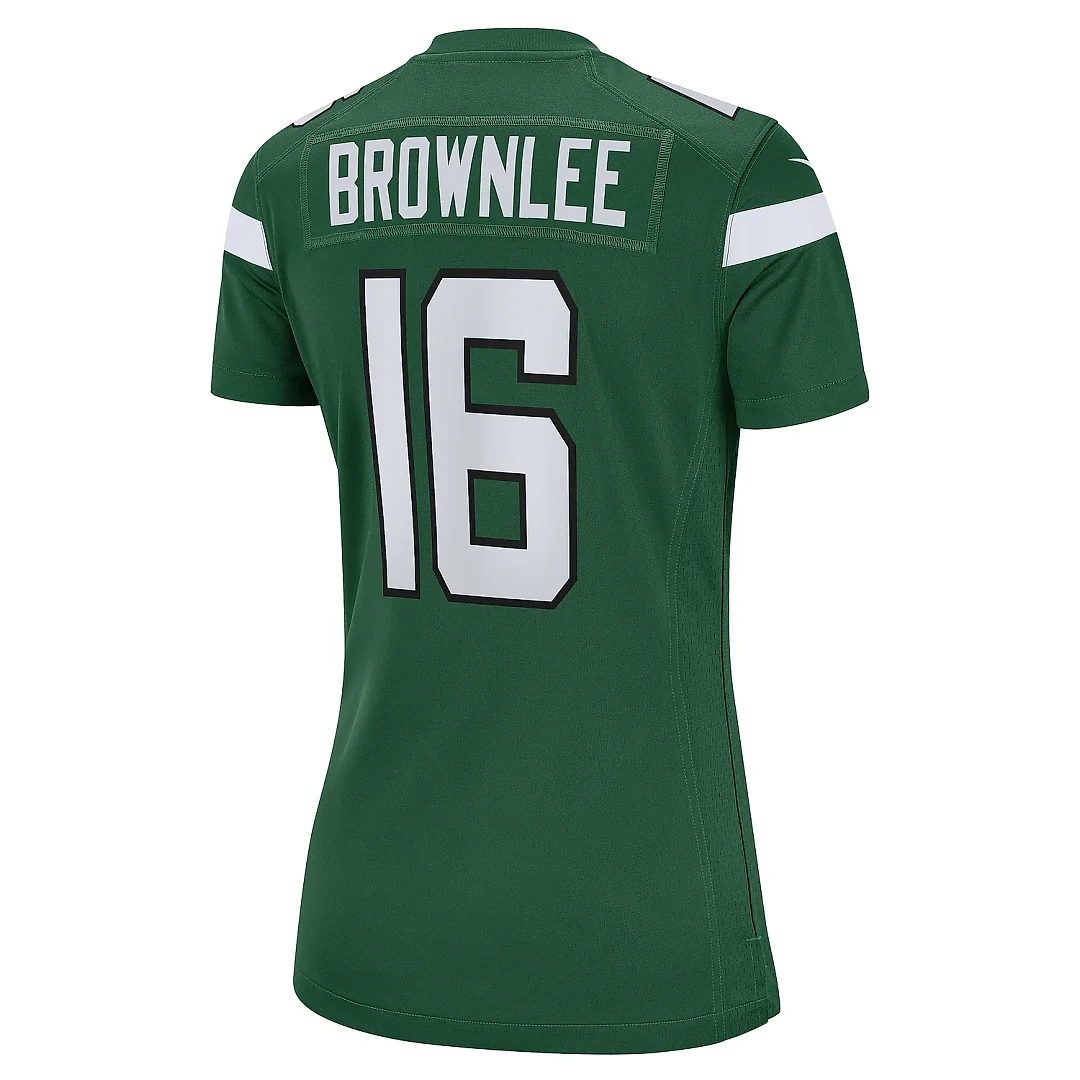 Zennovawear Women's New York Jets Jason Brownlee Gotham Green Game Jersey