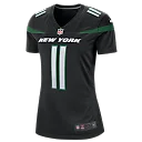 Zennovawear Women's New York Jets Jermaine Johnson II Stealth Black Alternate Game Jersey