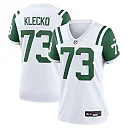 Zennovawear Women's New York Jets Joe Klecko White Classic Alternate Retired Player Game Jersey