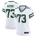 Zennovawear Women's New York Jets Joe Klecko White Legacy Retired Player Game Jersey