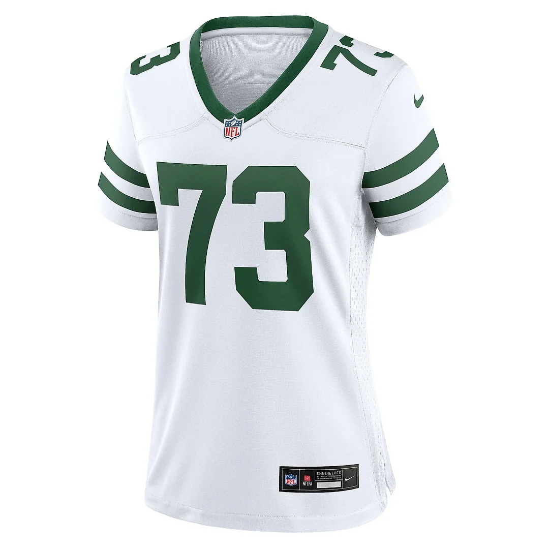 Zennovawear Women's New York Jets Joe Klecko White Legacy Retired Player Game Jersey