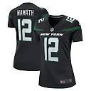 Zennovawear Women's New York Jets Joe Namath Black Retired Player Jersey