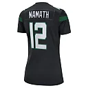 Zennovawear Women's New York Jets Joe Namath Black Retired Player Jersey
