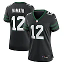 Zennovawear Women's New York Jets Joe Namath Legacy Black Retired Player Alternate Game Jersey