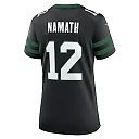 Zennovawear Women's New York Jets Joe Namath Legacy Black Retired Player Alternate Game Jersey