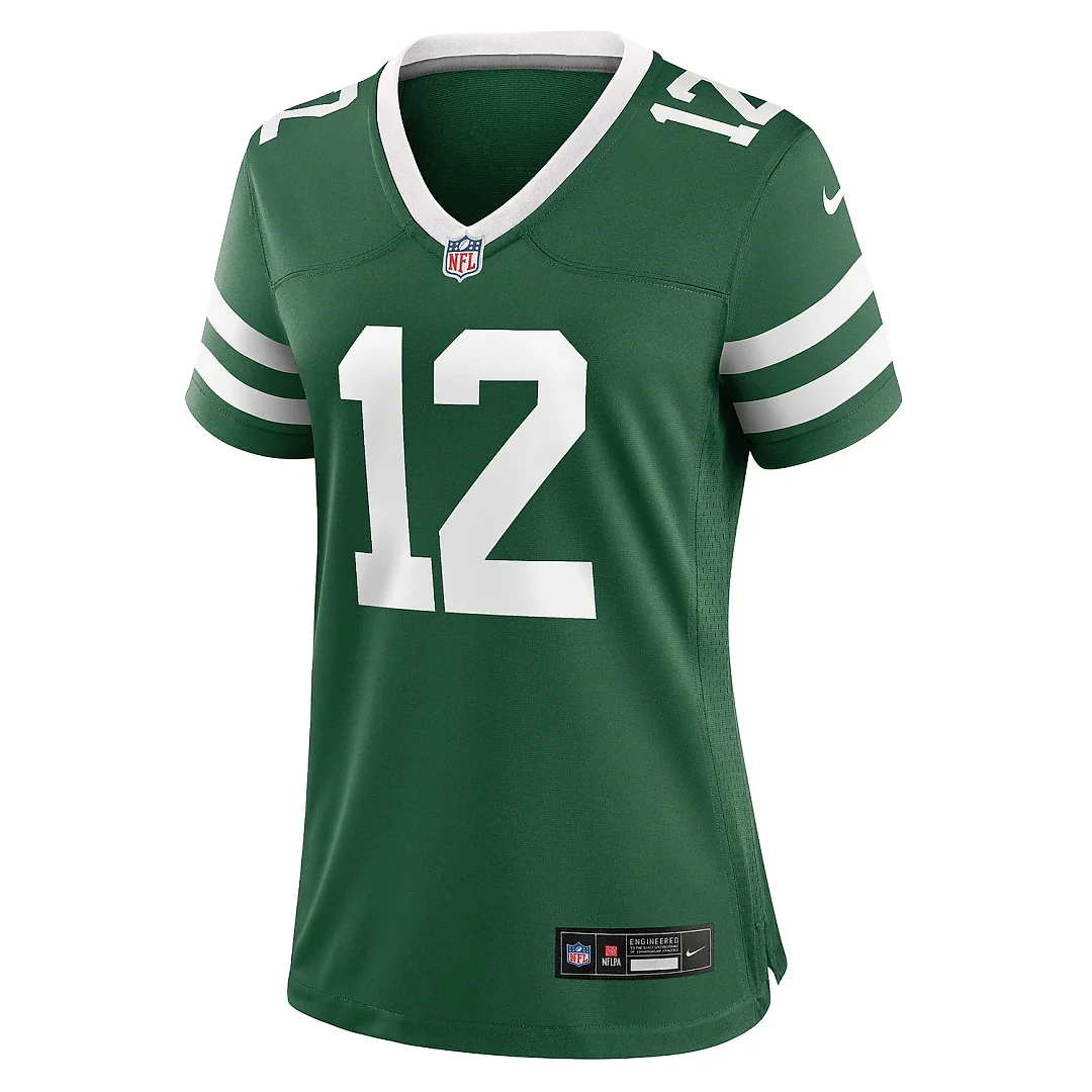 Zennovawear Women's New York Jets Joe Namath Legacy Green Retired Player Game Jersey