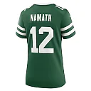 Zennovawear Women's New York Jets Joe Namath Legacy Green Retired Player Game Jersey