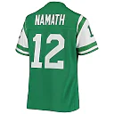 Zennovawear Women's New York Jets Joe Namath Mitchell & Ness Green 1969 Legacy Jersey