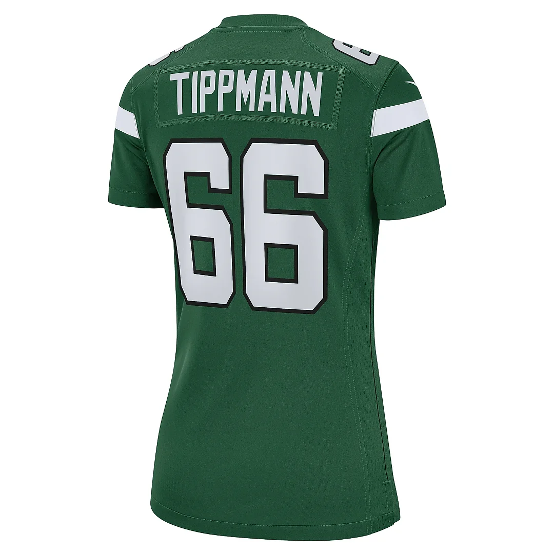Zennovawear Women's New York Jets Joe Tippmann Gotham Green Game Jersey