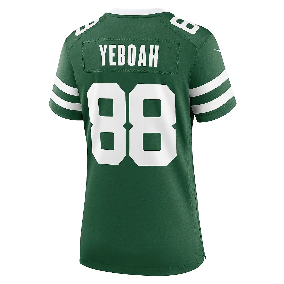 Zennovawear Women's New York Jets Kenny Yeboah Legacy Green Team Game Jersey