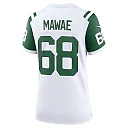 Zennovawear Women's New York Jets Kevin Mawae White Classic Alternate Retired Player Game Jersey