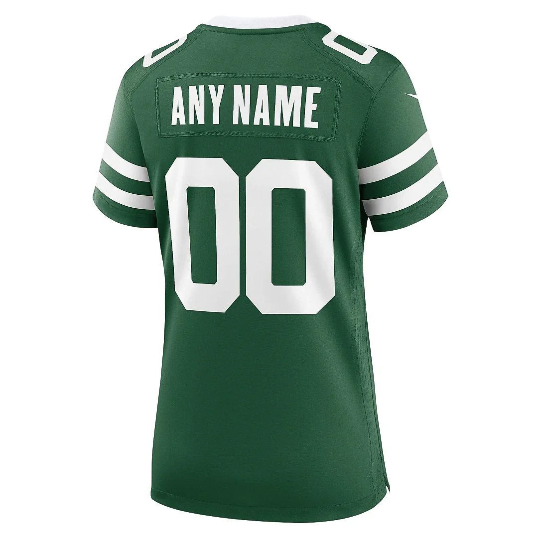 Zennovawear Women's New York Jets Legacy Green Custom Game Jersey