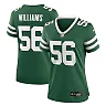 Zennovawear Women's New York Jets Legacy Quincy Williams Green Game Player Jersey