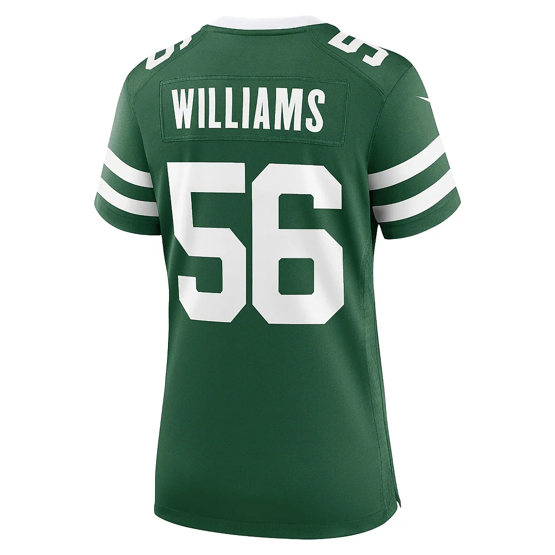 Zennovawear Women's New York Jets Legacy Quincy Williams Green Game Player Jersey