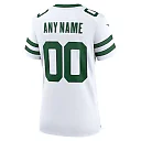 Zennovawear Women's New York Jets Legacy White Custom Game Jersey