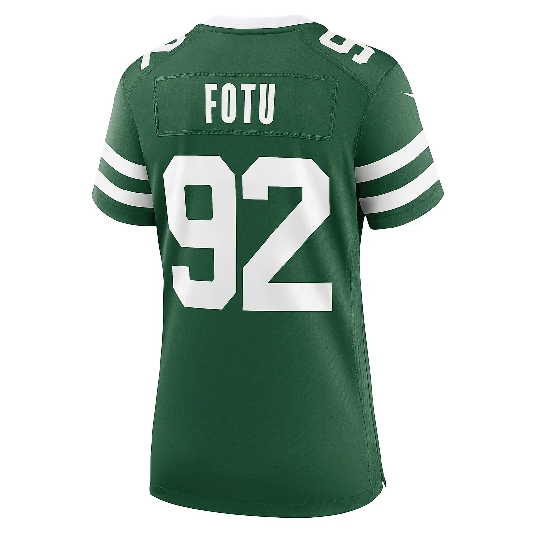 Zennovawear Women's New York Jets Leki Fotu Legacy Green Team Game Jersey