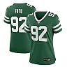 Zennovawear Women's New York Jets Leki Fotu Legacy Green Team Game Jersey