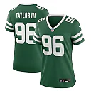 Zennovawear Women's New York Jets Leonard Taylor III Legacy Green Team Game Jersey