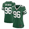 Zennovawear Women's New York Jets Leonard Taylor III Legacy Green Team Game Jersey