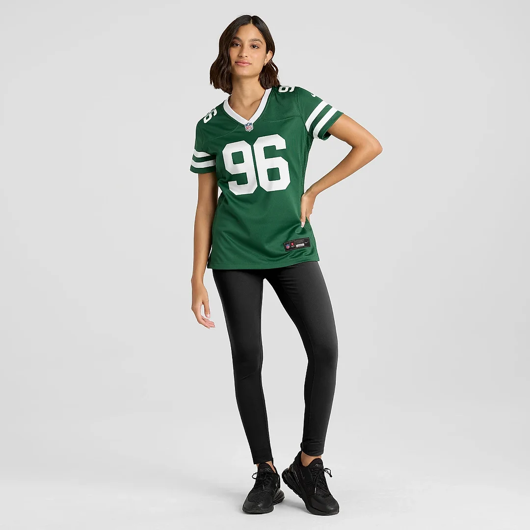 Zennovawear Women's New York Jets Leonard Taylor III Legacy Green Team Game Jersey