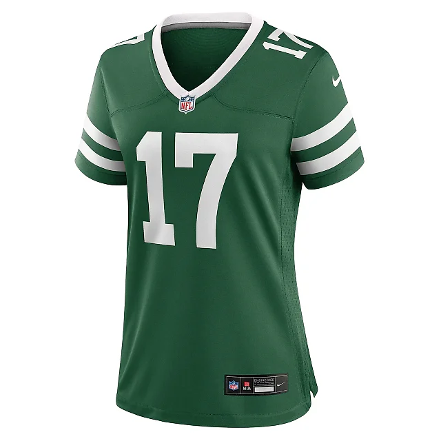 Zennovawear Women's New York Jets Malachi Corley Legacy Green Team Game Jersey