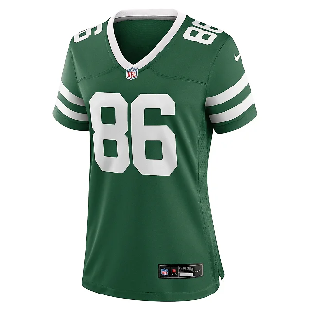Zennovawear Women's New York Jets Malik Taylor Legacy Green Team Game Jersey