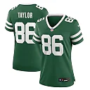 Zennovawear Women's New York Jets Malik Taylor Legacy Green Team Game Jersey