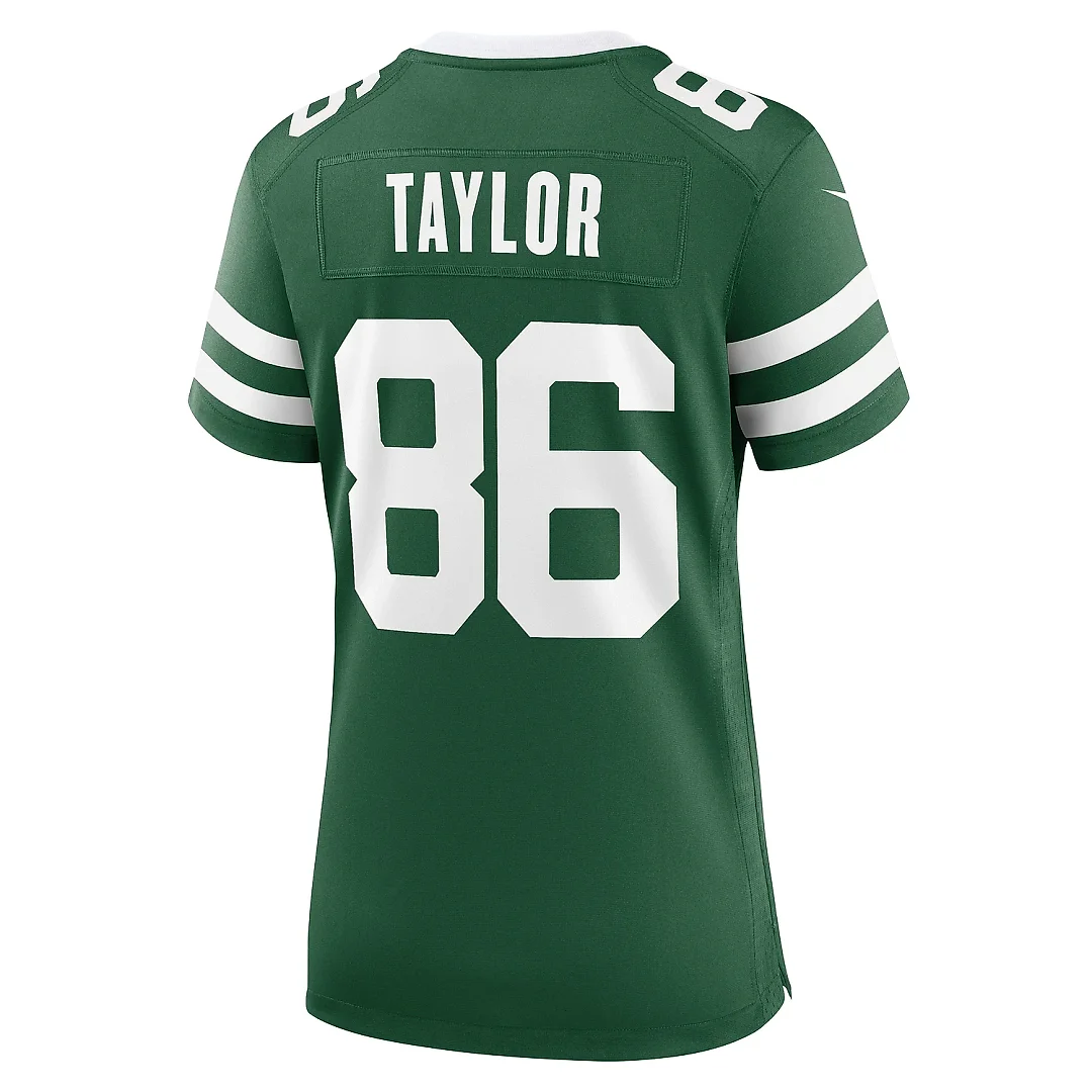Zennovawear Women's New York Jets Malik Taylor Legacy Green Team Game Jersey